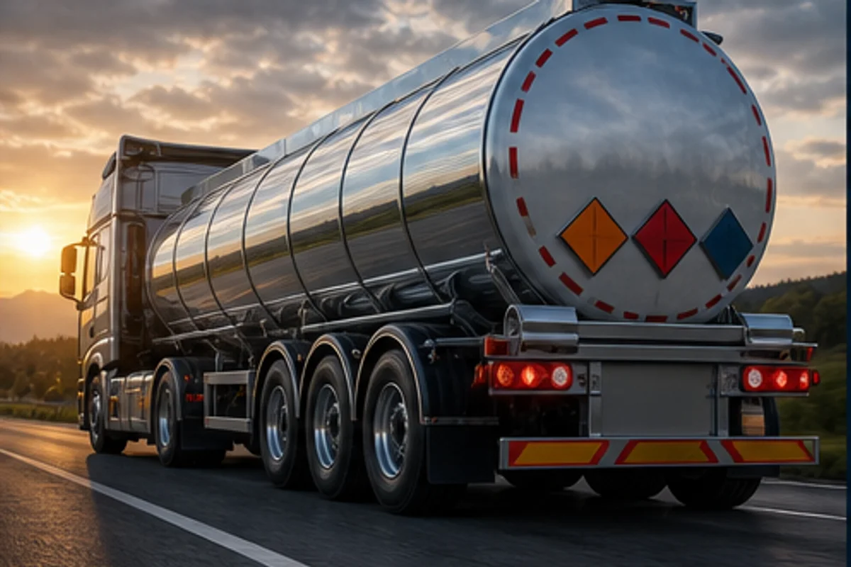 Unbranded tanker truck for specialist driver recruitment